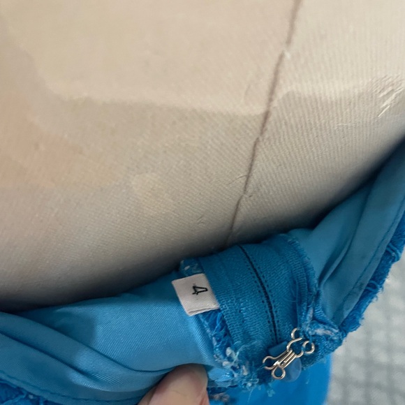 Blush 11224 Embroidered Lace 2pc Prom Dress - Picture 12 of 12